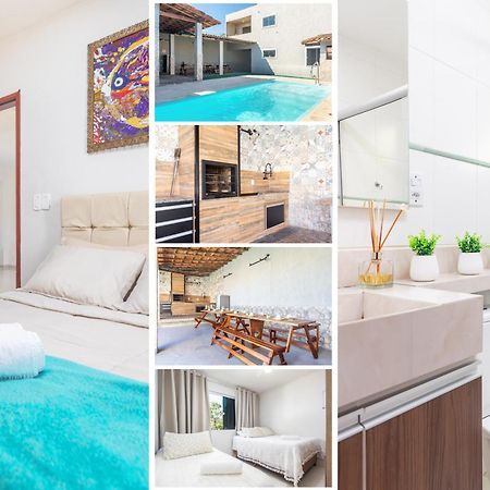 Refugio Tropical Casa De Praia Com Piscina Aquecida E 4 Suites E Garagem 3 Carros, 800 Mtrs Da Praia Internet 700 Mbps, Condominio Privado Com Pista De Skate , Quadra De Futevolei , Campos E Quadras De Futebol! Cabo Frio Luaran gambar