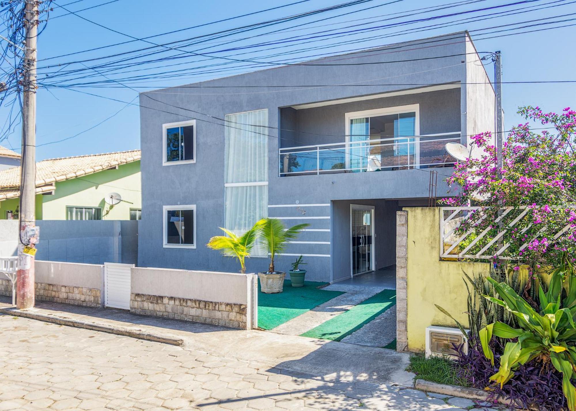 Refugio Tropical Casa De Praia Com Piscina Aquecida E 4 Suites E Garagem 3 Carros, 800 Mtrs Da Praia Internet 700 Mbps, Condominio Privado Com Pista De Skate , Quadra De Futevolei , Campos E Quadras De Futebol! Cabo Frio Luaran gambar