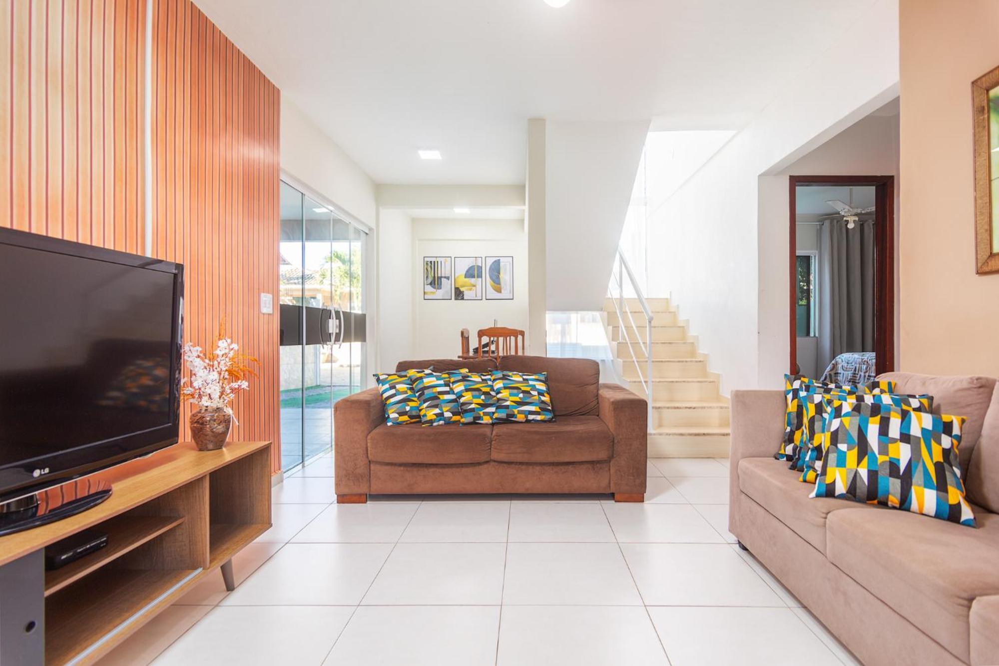 Refugio Tropical Casa De Praia Com Piscina Aquecida E 4 Suites E Garagem 3 Carros, 800 Mtrs Da Praia Internet 700 Mbps, Condominio Privado Com Pista De Skate , Quadra De Futevolei , Campos E Quadras De Futebol! Cabo Frio Luaran gambar