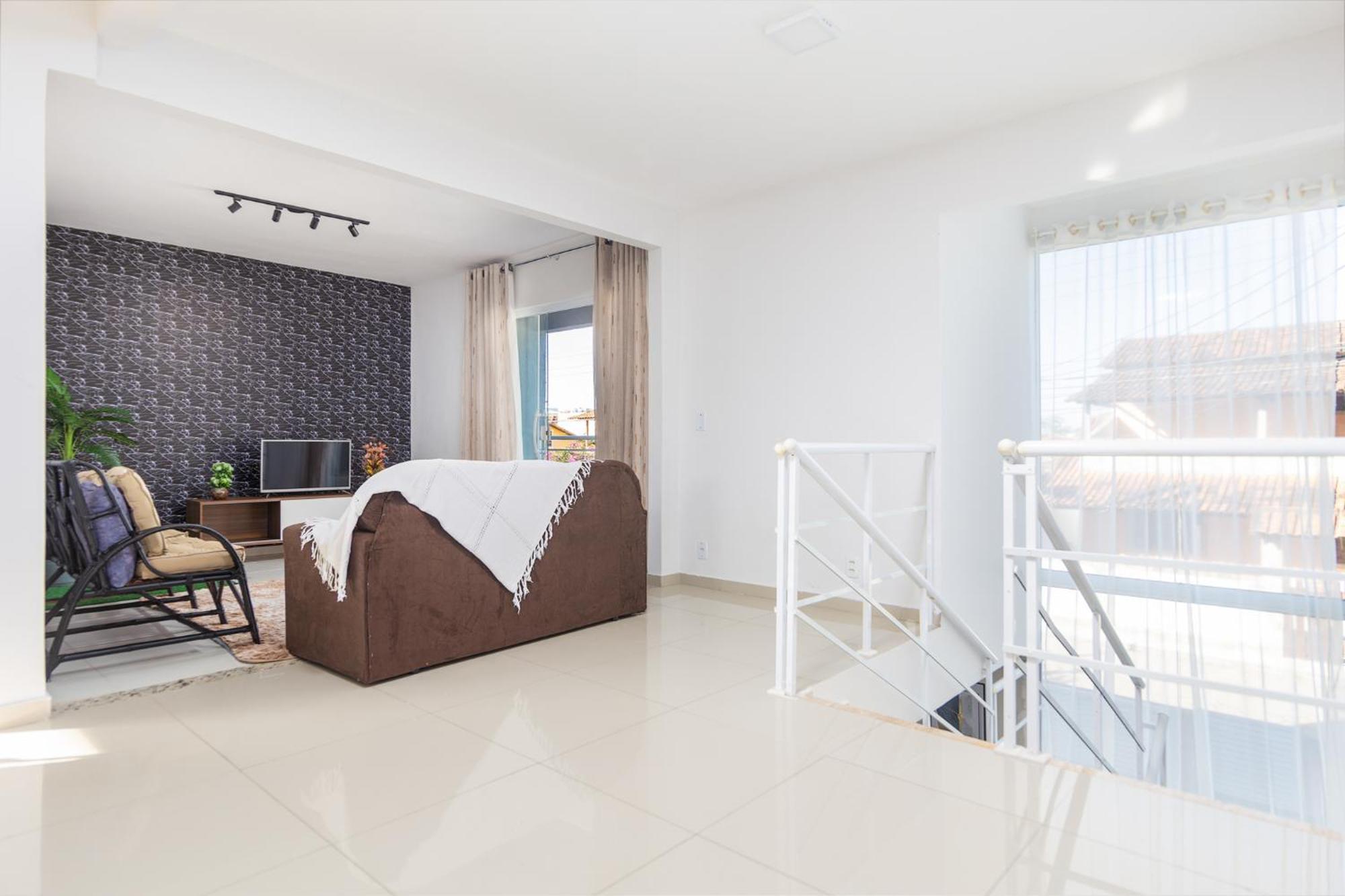 Refugio Tropical Casa De Praia Com Piscina Aquecida E 4 Suites E Garagem 3 Carros, 800 Mtrs Da Praia Internet 700 Mbps, Condominio Privado Com Pista De Skate , Quadra De Futevolei , Campos E Quadras De Futebol! Cabo Frio Luaran gambar